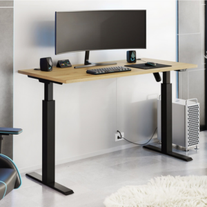 Bureau réglable en hauteur électrique / MALTA.BURKO.REG.AR Table de travail réglable en hauteur Tucson 171, Réglable en hauteur, Électrique, 73x138x67cm, Chêne Artisan, Noir mat Caractéristiques Largeur: 138 cm Origine: Union européenne Hauteur: 73 cm Profondeur: 67 cm Poids: 34.3 kg Matière principale: Stratifié Matière principale: Métal Hauteur maximale: 121 cm Type de table de travail: Réglable en hauteur Type de table de travail: Électrique L'épaisseur du plan de travail: 0.28 cm La tension: 100-240V Autre(s) matière(s): ABS Couleur: Noir mat Couleur: Chêne Artisan