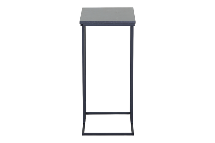 Table basse / SF.ET.12872.0004 Table d'appoint Gank 1S L40 x H65 cm P43,3 x H56,5 cm Matériaux : MDF avec finition mélaminée Pieds : Méta – Image 3