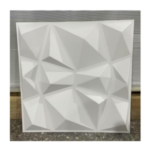 Plaques murales 3D PVC / D094 Vendu en lot de 4 plaques PVC de 50 x 50 cm Les plaques murales 3D en PVC combinent esthétique, fonctionnalité et simplicité d'installation, ce qui en fait un choix pratique pour de nombreux espaces ! Fabriqué à partir de matériau polystyrène (un thermoplastique transparent, blanc expansé, amorphe et semi-cristallin) **Grâce à la technologie moderne de pressage du polystyrène, vous pouvez décorer la pièce avec un effet 3D unique. C'est une excellente décoration pour les clients qui souhaitent réaménager leur propre salle de jeux, leur mur de télévision ou même le plafond de leur chambre. C'est une déco design universelle pour la maison ! Les panneaux 3D peuvent être peints avec des peintures acryliques et au latex. (couleurs naturelles - sans solvant - sans solvant - sans diluant) Un panneau mural a les dimensions de 50x50cm, ce qui correspond à 0,25 mètre carré. 4 pièces = 1 mètre carré ! (différence de 1 à 2 mm possible - le matériau est donc très flexible !)