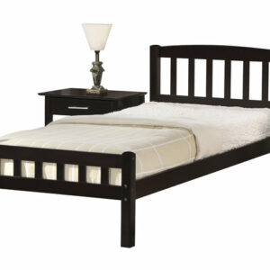 Lit 1 place / COLA Lit en bois 1 places 90x190 cm AVEC SOMMIER SANS MATELAS SANS CHEVET