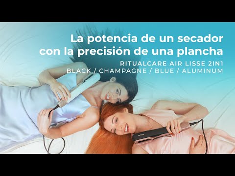 Lisseur séchant avec 2 accessoires : brosse et embout concentrateur / A01_EU01_100158 Lisseur séchant avec 2 accessoires : brosse et embout concentrateur. 106 000 tr/min avec moteur numérique de haute technologie. Séchez et lissez vos cheveux avec ce lisseur séchant qui vous fera gagner du temps. Séchez et lissez vos cheveux avec un seul produit. Ce lisseur séchant est un produit révolutionnaire qui combine les avantages d'un sèche-cheveux et d'un lisseur. Vous pourrez maintenant sécher et lisser vos cheveux humides en même temps, grâce à la puissance de l'air et aux plaques chauffantes. Deux accessoires magnétiques inclus. Cet appareil polyvalent est équipé de deux accessoires magnétiques : une brosse pour lisser les cheveux en douceur pendant le séchage et un embout concentrateur pour éliminer l'humidité des cheveux. Séchage rapide et efficace. Moteur de 106 000 tr/min qui fournit une puissance de 27,78 L/s, ce qui permet d'améliorer l'efficacité du séchage en accélérant l'évaporation de l'humidité. Élimination des frisottis. Ce lisseur est équipé d'une fonction Plasma qui émet 3 millions d'ions négatifs et positifs. Cela permet de réduire les frisottis, d'augmenter la brillance, de protéger les cheveux contre les dommages, d'éliminer l'électricité statique et d'améliorer l'efficacité du lissage, pour des cheveux sains et éclatants. Capteur de détection de verrouillage des plaques. Lorsque vous fermez les plaques, la puissance de l'air augmente automatiquement, ce qui permet un séchage et un lissage plus efficaces. Ce capteur intelligent garantit des résultats rapides et efficaces. Gagnez du temps au quotidien. Simplifiez votre routine avec ce lisseur qui permet de sécher et de lisser vos cheveux en un seul passage. Oubliez les appareils multiples et gagnez du temps chaque jour. Rainure d'air à haute pression. Ce lisseur possède une très fine rainure par laquelle l'air sort à une pression plus élevée. Cela permet un séchage plus rapide et plus précis, garantissant un séchage uniforme et efficace des cheveux. Capteur d'inactivité/veille. Pour plus de sécurité, ce lisseur séchant est doté d'un capteur qui détecte si vous l'avez laissé inactif sur une surface et l'éteint complètement. Ainsi, vous n'aurez pas à vous soucier de rien. Personnalisez votre lissage. Réglez la température des plaques chauffantes avec 3 températures jusqu'à 150 ºC. Choisissez la température qui convient le mieux à votre type de cheveux et au style que vous souhaitez obtenir. Fixez votre coiffure. Prolongez la durée de votre coiffure grâce à la fonction d'air froid, qui permet de la fixer et d'obtenir une finition professionnelle de longue durée. Ainsi, votre style restera intact tout au long de la journée. – Image 8