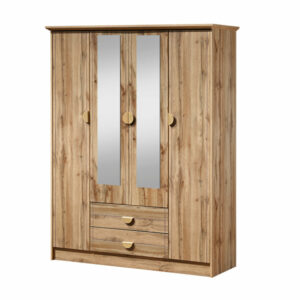 Armoire 4 portes WOTAN/ AF 9399 M Structure en panneau de particules recouvert de papier .