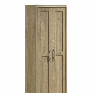 Armoire chaussure Catherine / AF 7195 Structure en panneau de particules recouvert de papier de coloris CARAMEL OAK. L 60,5 H 160,5 P 35