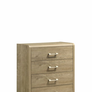 Commode Catherine / AF 4139 Structure en panneau de particules recouvert de papier de coloris CARAMEL OAK.