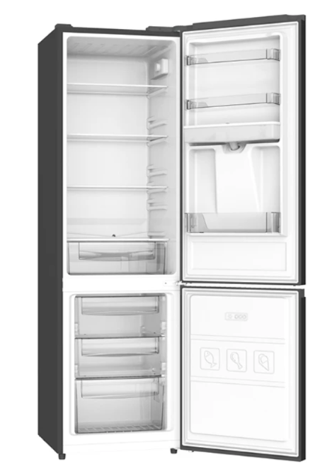 Combiné 2 Portes avec Distributeur d'Eau InoSense / KD-280RDX Froid statique Distributeur d'eau Capacité totale : 263L Espace réfrigérateur : 190L Espace congélateur : 73L Type de froid : Statique Dimensions LxPxH : 54×54,5x178cm Garantie 2 ans Plongez dans l'élégance et la performance avec le combiné 2 Portes avec distributeur d'eau Inosense ! Avec une capacité totale de 263L, ce réfrigérateur vous offre tout l'espace nécessaire pour vos courses hebdomadaires. L'éclairage intérieur LED illumine chaque recoin, mettant en valeur vos aliments et vous permettant de trouver facilement ce que vous cherchez, même au fond. L'espace réfrigérateur de 190L garantit que vos légumes, fruits et produits laitiers restent frais et organisés, tandis que l'espace congélateur de 73L est parfait pour vos viandes, surgelés et desserts préférés. Le type de froid statique assure une répartition homogène de la température pour une conservation optimale. – Image 3