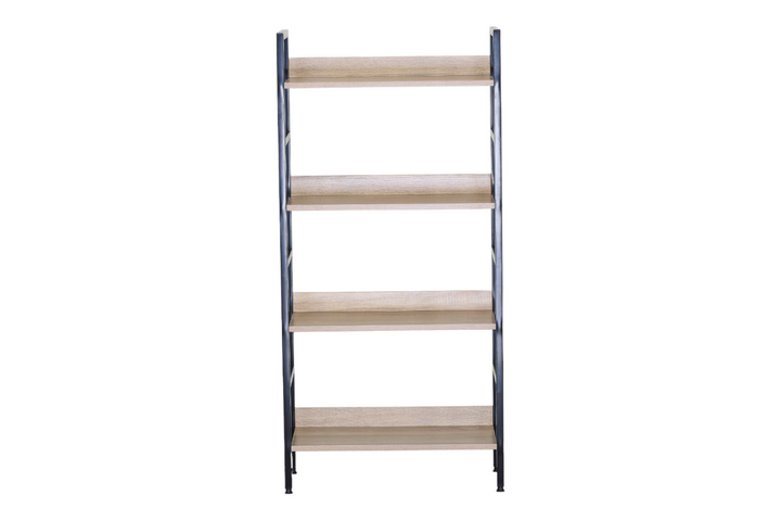 Bibliothèque / HO.BO.12743.0006 Étagère CHOPE 4S L60*H125cm L60*l27,6*H126cm Matériaux : Panneaux de particules avec finition mélaminée Pieds : Métal – Image 4