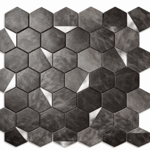 Mosaïque adhésive / MOS-JS-028-2 Dimension pour 1 feuille: 296'298*3 mm Apportez une touche moderne à vos murs avec ces carreaux autocollants au design 3D élégant. Effet pierre réaliste Design en forme irrégulière avec texture brillante effet marbre Apporte un look raffiné aux cuisines et salles de bains Facile à installer Dos autocollant : se pose directement sur les surfaces lisses et sèches Aucune colle ni outil nécessaire Polyvalent Parfait pour crédence de cuisine, murs de douche, plans de travail Convient également à la décoration de meubles Résistant et facile à nettoyer Matériaux durables, imperméables et anti-moisissure Se nettoie facilement avec un chiffon humide