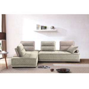 Canapé d'angle bicolore / SF-319 BROWN