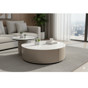 Lot de 2 tables basses gigognes C888