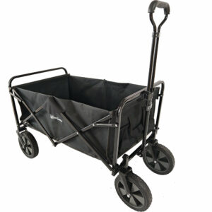 Chariot de transport pliable noir
