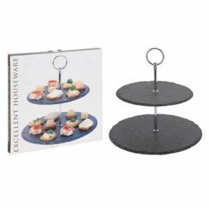 Etagere 2 couches ardoise